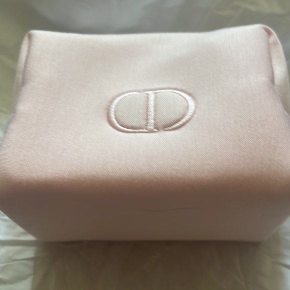 Christian Dior Beauty pink fabric cosmetic bag - Picture 6 of 6